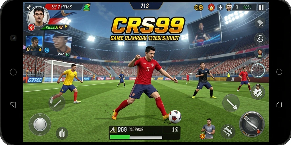 Tampilan gameplay CRS99 yang mendebarkan dalam olahraga.