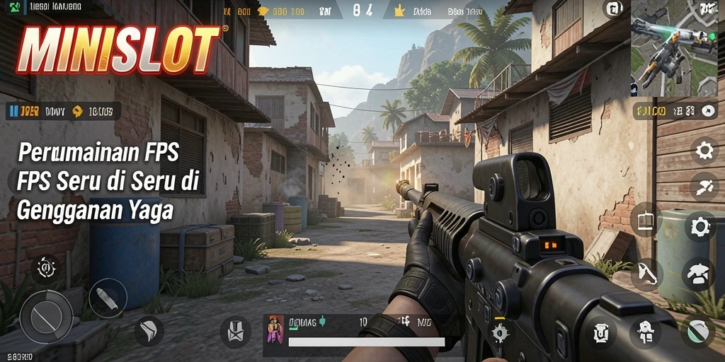 Tangkapan layar gameplay <strong>MINISLOT</strong> menampilkan aksi pertempuran yang mendebarkan.