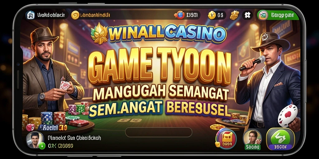 Tampilan gameplay <strong>WINALLCASINO</strong> dengan desain kasino yang menarik.